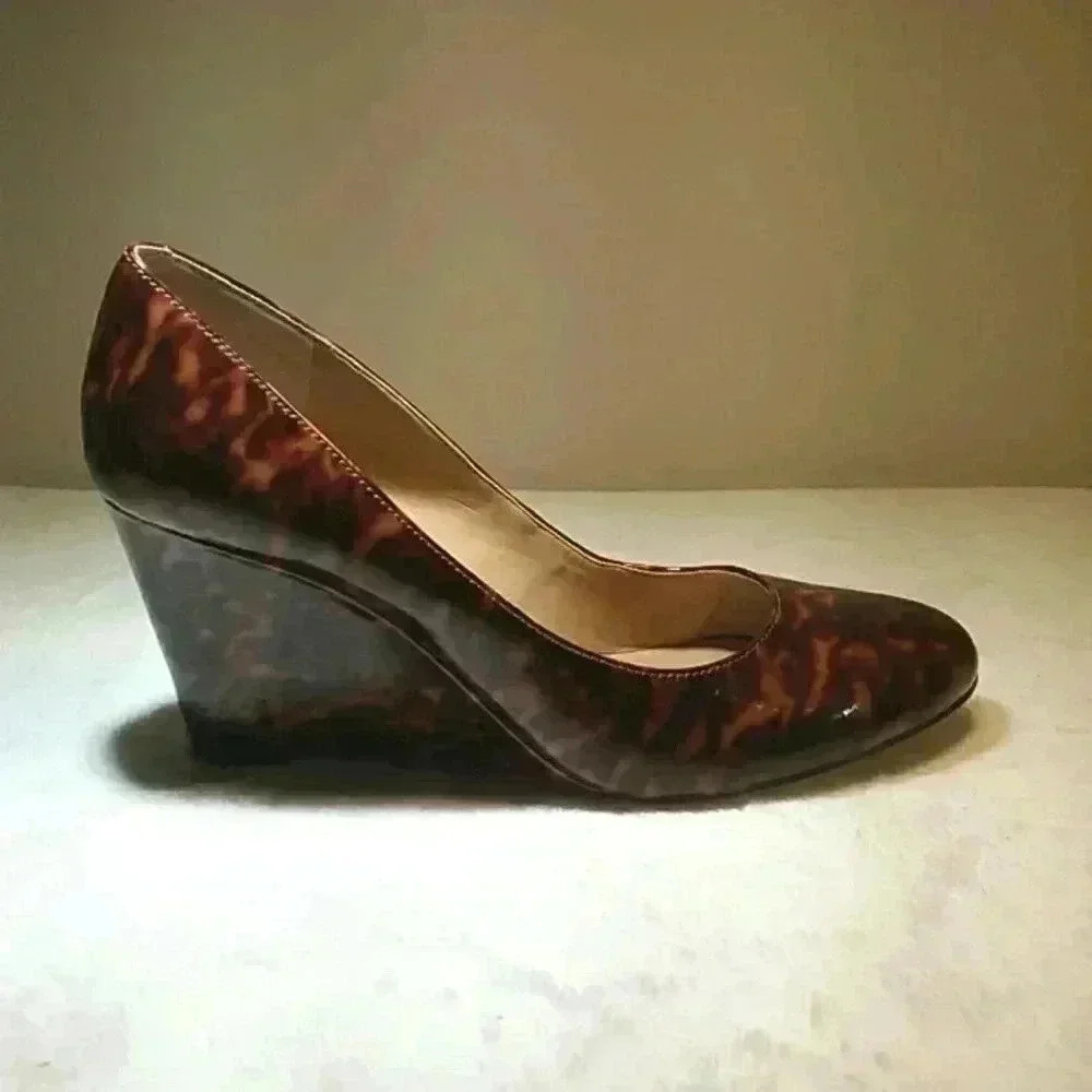 Black Saks fifth avenue wedge